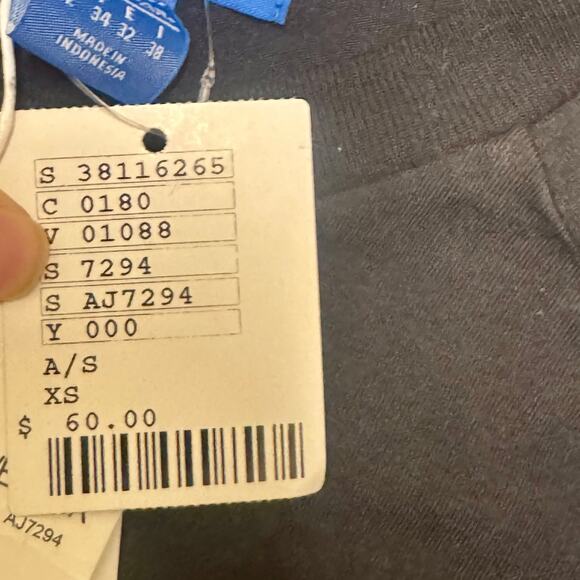 Rita Ora Adidas Trapeze Trefoil Logo Crop Top Longsleeve XS NWT - Picture 10 of 12